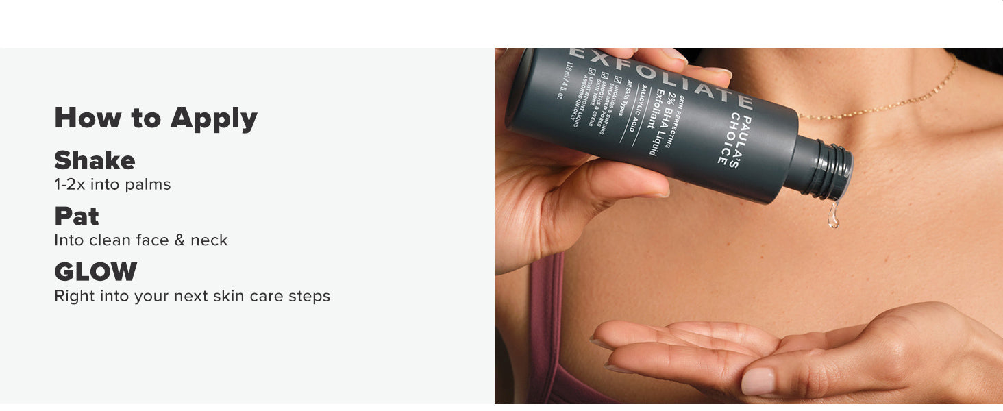 Paula's Choice SKIN PERFECTING 2% BHA Liquid Salicylic Acid Exfoliant-Facial Exfoliant for Blackheads, Enlarged Pores, Wrinkles & Fine Lines 24hrsmart